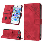 Custodia per telefono in pelle goffrata effetto pelle, For iPhone 7 Plus / 8 Plus / 6 Plus, For iPod Touch 7 / Touch 6, For iPhone 11 Pro