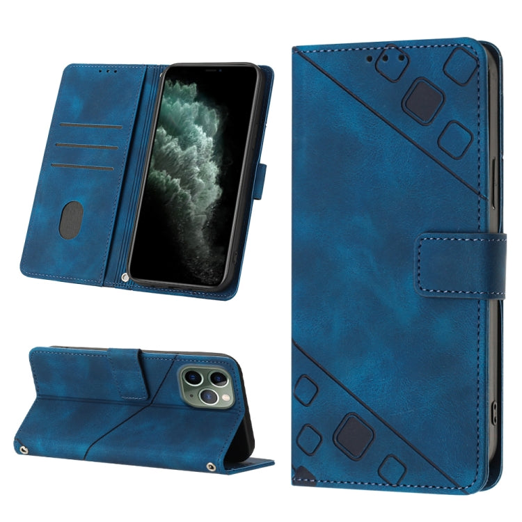 Custodia per telefono in pelle goffrata effetto pelle, For iPhone 7 Plus / 8 Plus / 6 Plus, For iPod Touch 7 / Touch 6, For iPhone 11 Pro