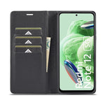 LC.IMEEKE Custodia per telefono in pelle con vibrazione in fibra di carbonio, For Xiaomi Poco X5 Pro/Redmi Note 12 Pro 5G, For Xiaomi Poco X5/Redmi Note 12 5G