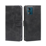 Custodia per telefono in pelle flip con fibbia in vitello, For Motorola Moto E13 4G, For OPPO A17k, For OPPO Reno8 T 4G, For Xiaomi Poco X5 Pro / Redmi Note 12 Pro Speed, For Honor X9a 5G