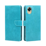 Custodia per telefono in pelle flip con fibbia in vitello, For Motorola Moto E13 4G, For OPPO A17k, For OPPO Reno8 T 4G, For Xiaomi Poco X5 Pro / Redmi Note 12 Pro Speed, For Honor X9a 5G