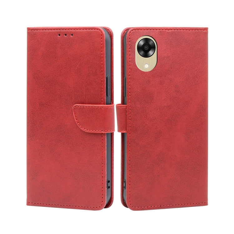 Custodia per telefono in pelle flip con fibbia in vitello, For Motorola Moto E13 4G, For OPPO A17k, For OPPO Reno8 T 4G, For Xiaomi Poco X5 Pro / Redmi Note 12 Pro Speed, For Honor X9a 5G