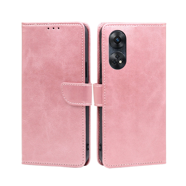 Custodia per telefono in pelle flip con fibbia in vitello, For Motorola Moto E13 4G, For OPPO A17k, For OPPO Reno8 T 4G, For Xiaomi Poco X5 Pro / Redmi Note 12 Pro Speed, For Honor X9a 5G