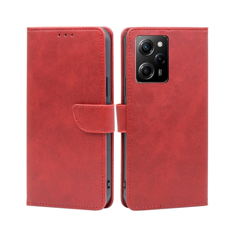 Custodia per telefono in pelle flip con fibbia in vitello, For Motorola Moto E13 4G, For OPPO A17k, For OPPO Reno8 T 4G, For Xiaomi Poco X5 Pro / Redmi Note 12 Pro Speed, For Honor X9a 5G