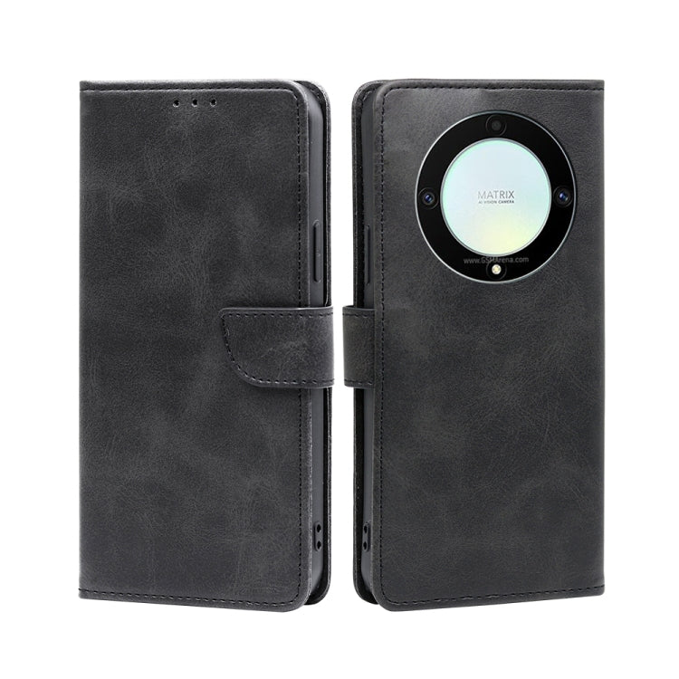 Custodia per telefono in pelle flip con fibbia in vitello, For Motorola Moto E13 4G, For OPPO A17k, For OPPO Reno8 T 4G, For Xiaomi Poco X5 Pro / Redmi Note 12 Pro Speed, For Honor X9a 5G