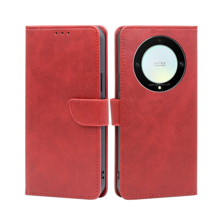 Custodia per telefono in pelle flip con fibbia in vitello, For Motorola Moto E13 4G, For OPPO A17k, For OPPO Reno8 T 4G, For Xiaomi Poco X5 Pro / Redmi Note 12 Pro Speed, For Honor X9a 5G