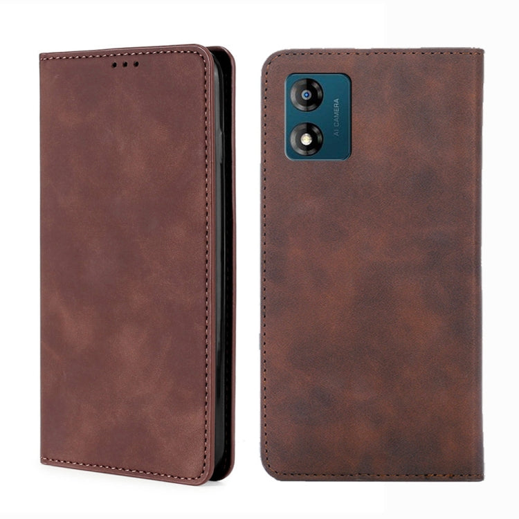 Custodia per telefono in pelle con vibrazione orizzontale magnetica Skin Feel, For Motorola Moto E13 4G, For OPPO A17k, For OPPO Reno8 T 4G, For Xiaomi Poco X5 Pro / Redmi Note 12 Pro Speed