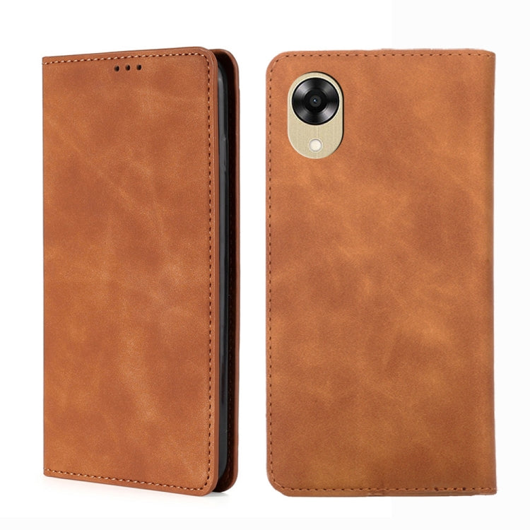 Custodia per telefono in pelle con vibrazione orizzontale magnetica Skin Feel, For Motorola Moto E13 4G, For OPPO A17k, For OPPO Reno8 T 4G, For Xiaomi Poco X5 Pro / Redmi Note 12 Pro Speed