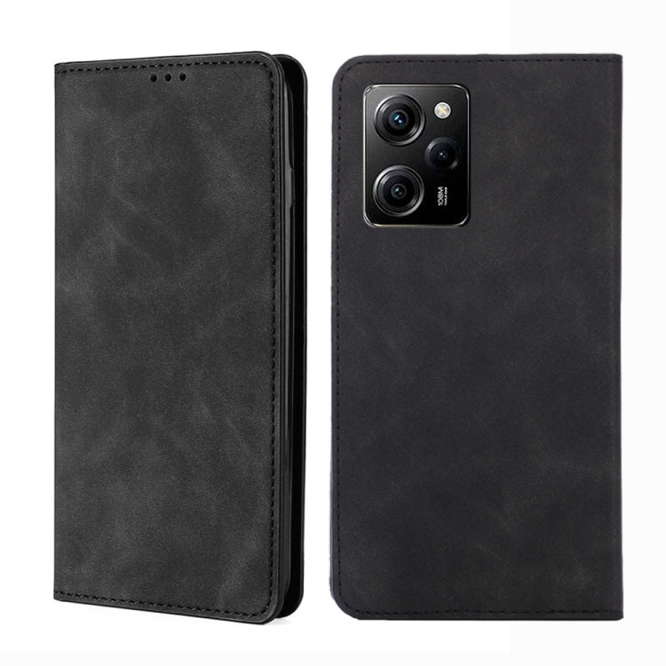 Custodia per telefono in pelle con vibrazione orizzontale magnetica Skin Feel, For Motorola Moto E13 4G, For OPPO A17k, For OPPO Reno8 T 4G, For Xiaomi Poco X5 Pro / Redmi Note 12 Pro Speed