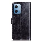 Cassa del telefono in pelle Flip Texture retrò Crazy Horse, For Xiaomi Redmi Note 12 5G, For Xiaomi Redmi Note 12 Pro 5G, For Xiaomi Redmi Note 12 Pro+ 5G