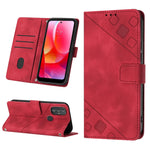Custodia per telefono in pelle goffrata effetto pelle, For Motorola Moto G Power 2022, For Motorola Moto E22i 4G / E22 4G, For Motorola Moto E30 / E40 / E20, For Motorola Moto E32 4G / E32S