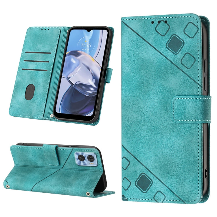 Custodia per telefono in pelle goffrata effetto pelle, For Motorola Moto G Power 2022, For Motorola Moto E22i 4G / E22 4G, For Motorola Moto E30 / E40 / E20, For Motorola Moto E32 4G / E32S