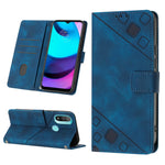 Custodia per telefono in pelle goffrata effetto pelle, For Motorola Moto G Power 2022, For Motorola Moto E22i 4G / E22 4G, For Motorola Moto E30 / E40 / E20, For Motorola Moto E32 4G / E32S