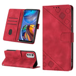 Custodia per telefono in pelle goffrata effetto pelle, For Motorola Moto G Power 2022, For Motorola Moto E22i 4G / E22 4G, For Motorola Moto E30 / E40 / E20, For Motorola Moto E32 4G / E32S