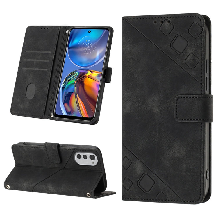 Custodia per telefono in pelle goffrata effetto pelle, For Motorola Moto G Power 2022, For Motorola Moto E22i 4G / E22 4G, For Motorola Moto E30 / E40 / E20, For Motorola Moto E32 4G / E32S