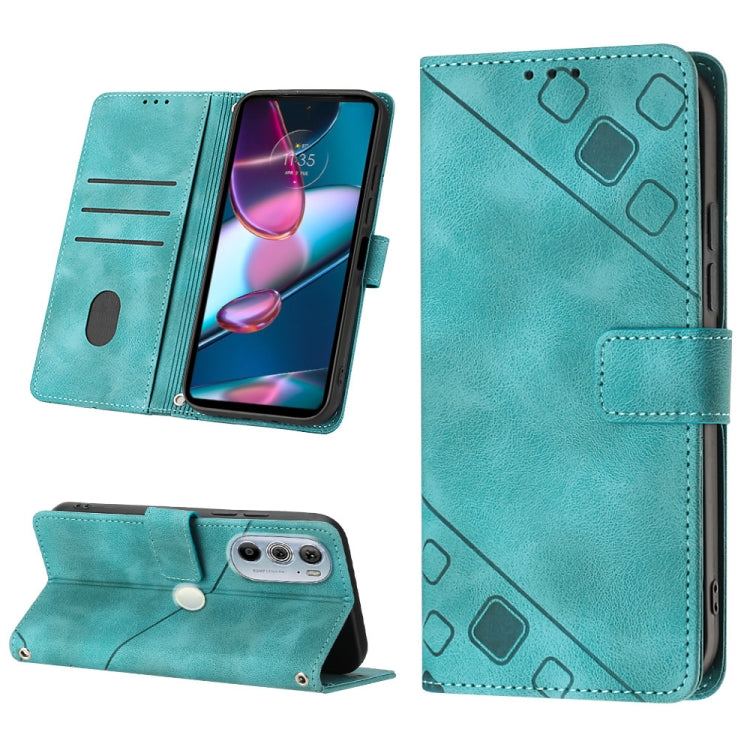 Custodia per telefono in pelle goffrata effetto pelle, For Motorola Moto Edge 30, For Motorola Edge 30 Pro / Edge+ 2022, For Motorola Moto G 5G 2022, For Motorola Moto G32