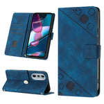 Custodia per telefono in pelle goffrata effetto pelle, For Motorola Moto Edge 30, For Motorola Edge 30 Pro / Edge+ 2022, For Motorola Moto G 5G 2022, For Motorola Moto G32