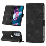 Custodia per telefono in pelle goffrata effetto pelle, For Motorola Moto Edge 30, For Motorola Edge 30 Pro / Edge+ 2022, For Motorola Moto G 5G 2022, For Motorola Moto G32