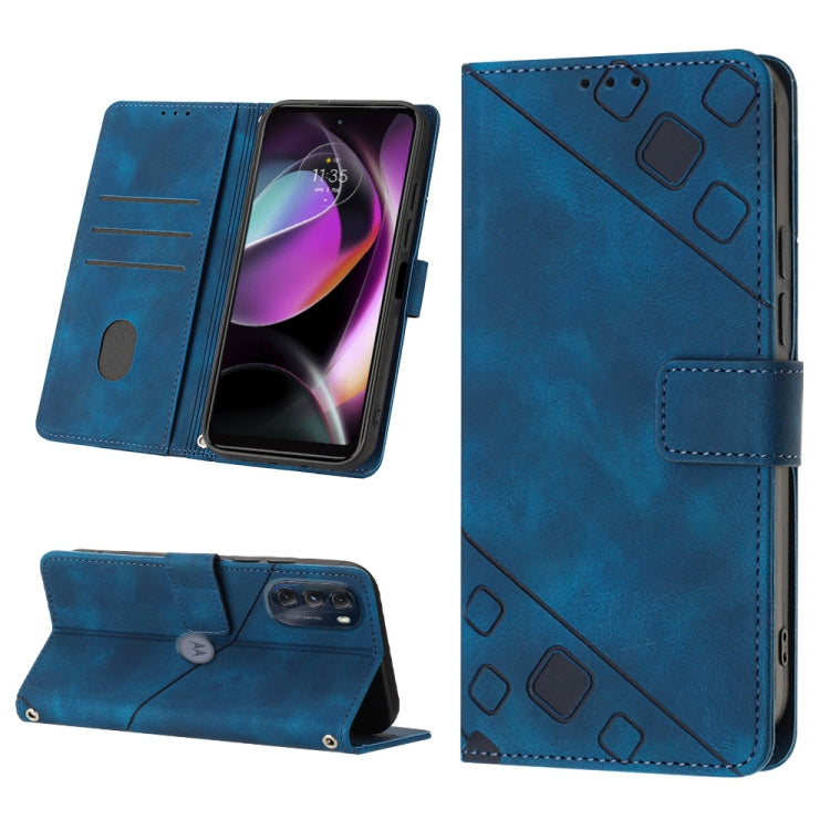 Custodia per telefono in pelle goffrata effetto pelle, For Motorola Moto Edge 30, For Motorola Edge 30 Pro / Edge+ 2022, For Motorola Moto G 5G 2022, For Motorola Moto G32