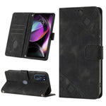 Custodia per telefono in pelle goffrata effetto pelle, For Motorola Moto Edge 30, For Motorola Edge 30 Pro / Edge+ 2022, For Motorola Moto G 5G 2022, For Motorola Moto G32