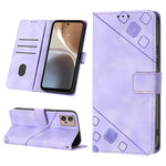 Custodia per telefono in pelle goffrata effetto pelle, For Motorola Moto Edge 30, For Motorola Edge 30 Pro / Edge+ 2022, For Motorola Moto G 5G 2022, For Motorola Moto G32