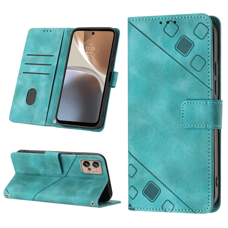 Custodia per telefono in pelle goffrata effetto pelle, For Motorola Moto Edge 30, For Motorola Edge 30 Pro / Edge+ 2022, For Motorola Moto G 5G 2022, For Motorola Moto G32