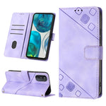 Custodia per telefono in pelle goffrata effetto pelle, For Motorola Moto G52, For Motorola Moto G62 5G, For Motorola Moto S30 Pro 5G, For Motorola Moto X30 Pro 5G
