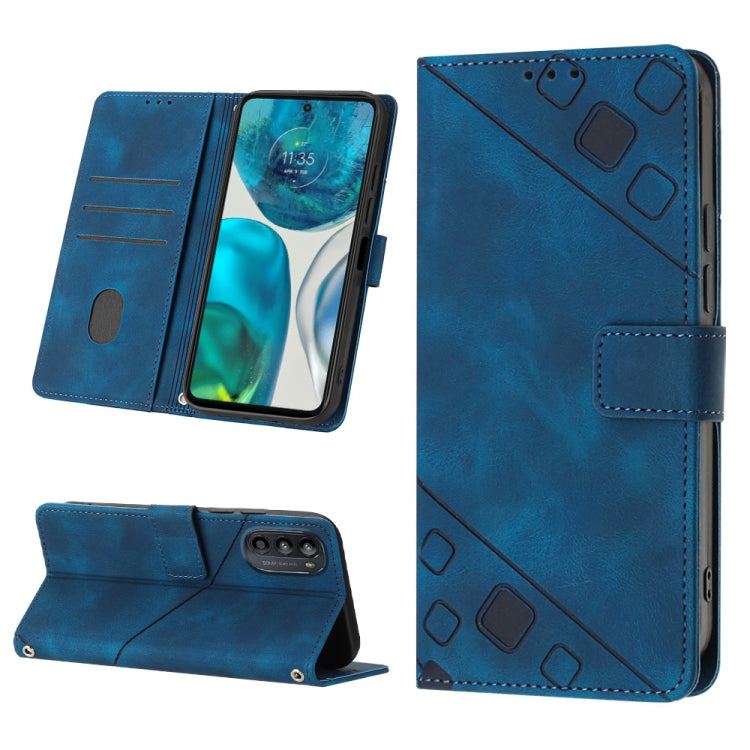 Custodia per telefono in pelle goffrata effetto pelle, For Motorola Moto G52, For Motorola Moto G62 5G, For Motorola Moto S30 Pro 5G, For Motorola Moto X30 Pro 5G