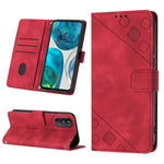 Custodia per telefono in pelle goffrata effetto pelle, For Motorola Moto G52, For Motorola Moto G62 5G, For Motorola Moto S30 Pro 5G, For Motorola Moto X30 Pro 5G