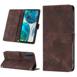 Custodia per telefono in pelle goffrata effetto pelle, For Motorola Moto G52, For Motorola Moto G62 5G, For Motorola Moto S30 Pro 5G, For Motorola Moto X30 Pro 5G