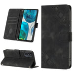 Custodia per telefono in pelle goffrata effetto pelle, For Motorola Moto G52, For Motorola Moto G62 5G, For Motorola Moto S30 Pro 5G, For Motorola Moto X30 Pro 5G