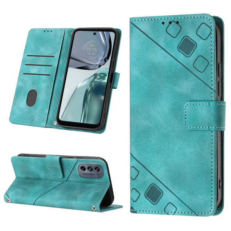 Custodia per telefono in pelle goffrata effetto pelle, For Motorola Moto G52, For Motorola Moto G62 5G, For Motorola Moto S30 Pro 5G, For Motorola Moto X30 Pro 5G