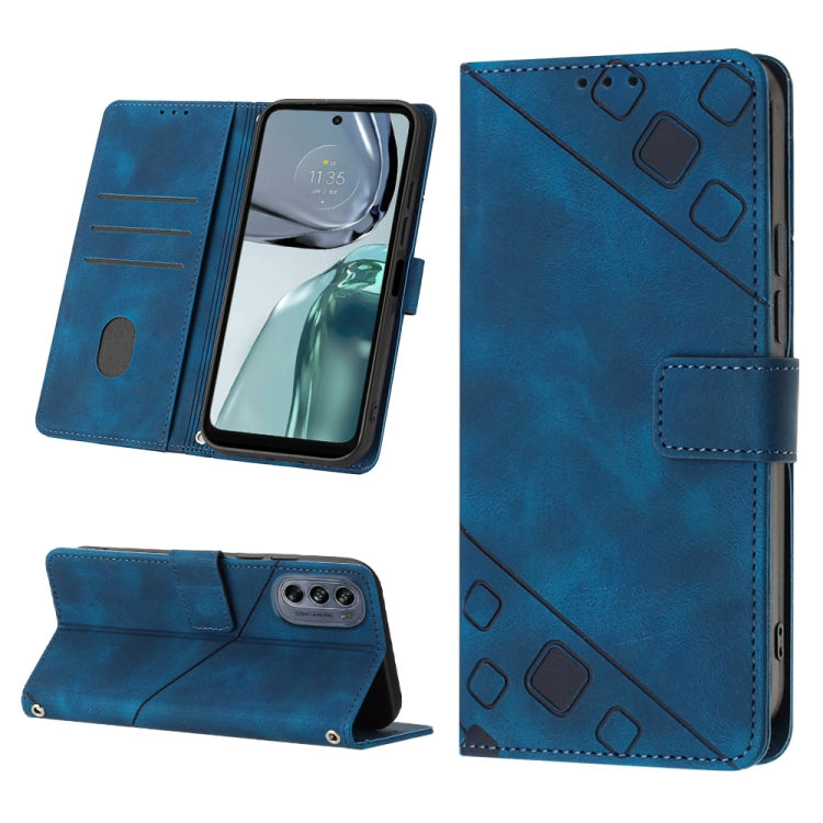 Custodia per telefono in pelle goffrata effetto pelle, For Motorola Moto G52, For Motorola Moto G62 5G, For Motorola Moto S30 Pro 5G, For Motorola Moto X30 Pro 5G