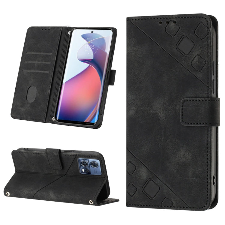 Custodia per telefono in pelle goffrata effetto pelle, For Motorola Moto G52, For Motorola Moto G62 5G, For Motorola Moto S30 Pro 5G, For Motorola Moto X30 Pro 5G