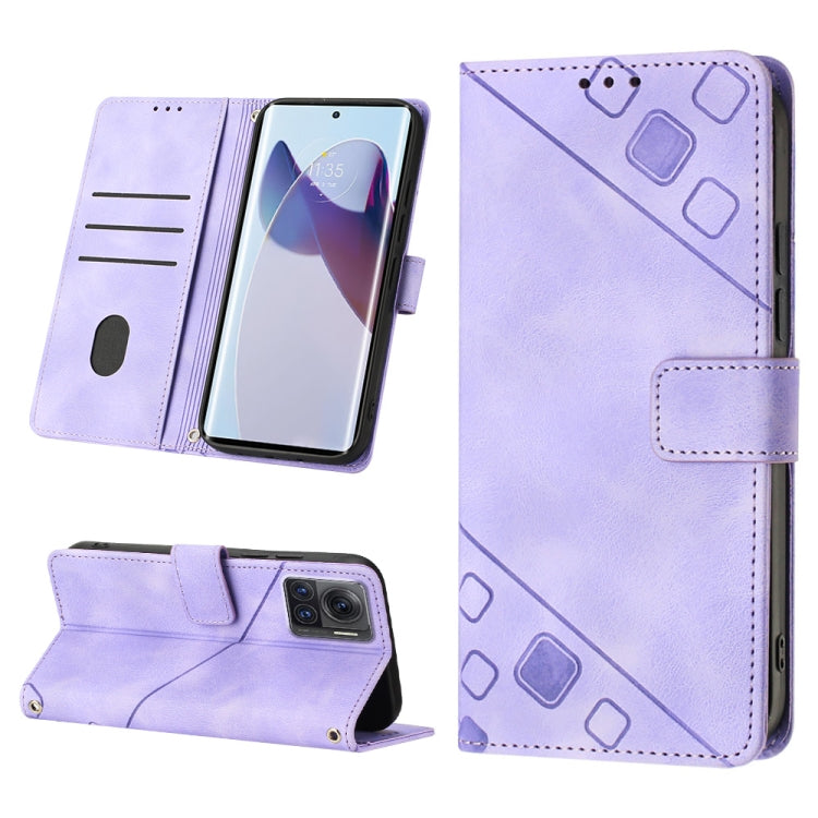 Custodia per telefono in pelle goffrata effetto pelle, For Motorola Moto G52, For Motorola Moto G62 5G, For Motorola Moto S30 Pro 5G, For Motorola Moto X30 Pro 5G