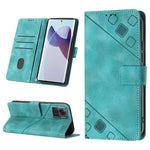 Custodia per telefono in pelle goffrata effetto pelle, For Motorola Moto G52, For Motorola Moto G62 5G, For Motorola Moto S30 Pro 5G, For Motorola Moto X30 Pro 5G