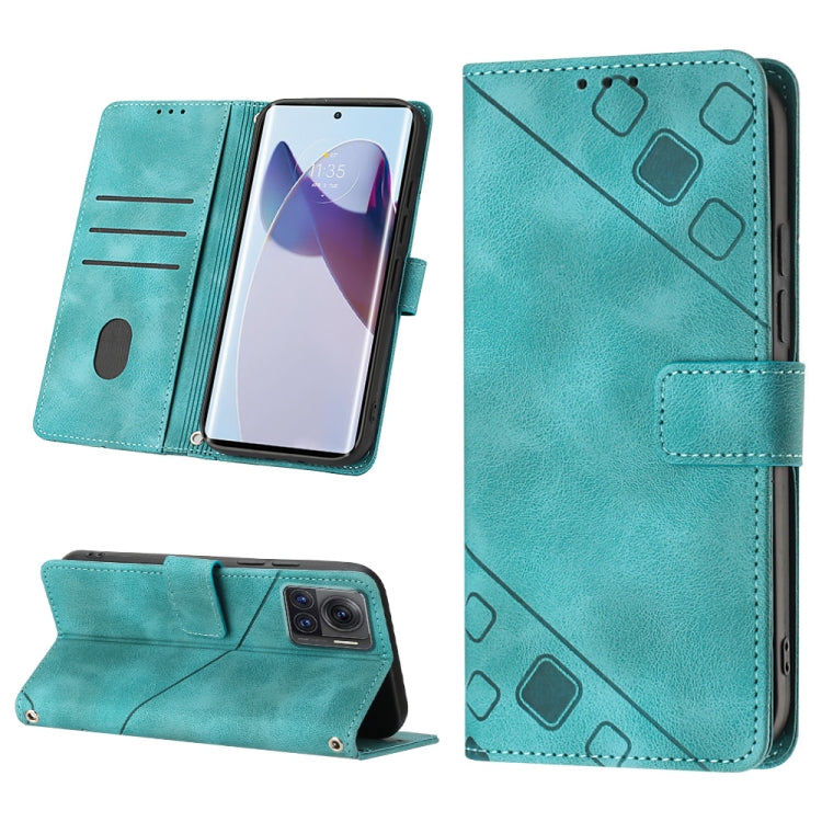 Custodia per telefono in pelle goffrata effetto pelle, For Motorola Moto G52, For Motorola Moto G62 5G, For Motorola Moto S30 Pro 5G, For Motorola Moto X30 Pro 5G