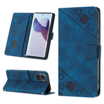 Custodia per telefono in pelle goffrata effetto pelle, For Motorola Moto G52, For Motorola Moto G62 5G, For Motorola Moto S30 Pro 5G, For Motorola Moto X30 Pro 5G