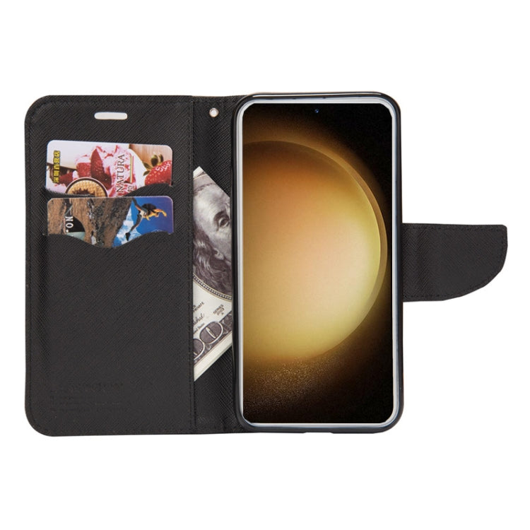 Custodia per telefono in pelle con cuciture a contrasto di colore Mercury, For Samsung Galaxy S21 Ultra 5G