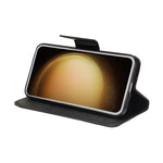 Custodia per telefono in pelle con cuciture a contrasto di colore Mercury, For Samsung Galaxy S21 Ultra 5G