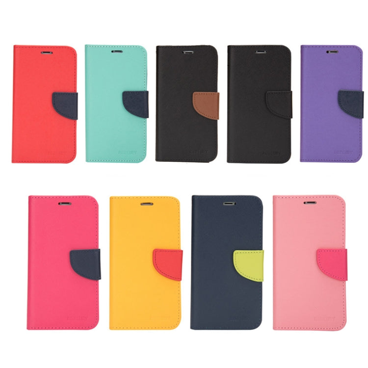 Custodia per telefono in pelle con cuciture a contrasto di colore Mercury, For Samsung Galaxy S21 Ultra 5G