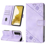 Custodia per telefono in pelle goffrata effetto pelle, For Samsung Galaxy S22+ 5G, For Samsung Galaxy S22 Ultra 5G, For Samsung Galaxy S21 5G, For Samsung Galaxy S21+ 5G