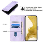Custodia per telefono in pelle goffrata effetto pelle, For Samsung Galaxy S22+ 5G, For Samsung Galaxy S22 Ultra 5G, For Samsung Galaxy S21 5G, For Samsung Galaxy S21+ 5G