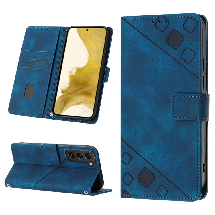 Custodia per telefono in pelle goffrata effetto pelle, For Samsung Galaxy S22+ 5G, For Samsung Galaxy S22 Ultra 5G, For Samsung Galaxy S21 5G, For Samsung Galaxy S21+ 5G