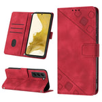 Custodia per telefono in pelle goffrata effetto pelle, For Samsung Galaxy S22+ 5G, For Samsung Galaxy S22 Ultra 5G, For Samsung Galaxy S21 5G, For Samsung Galaxy S21+ 5G