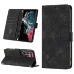Custodia per telefono in pelle goffrata effetto pelle, For Samsung Galaxy S22+ 5G, For Samsung Galaxy S22 Ultra 5G, For Samsung Galaxy S21 5G, For Samsung Galaxy S21+ 5G
