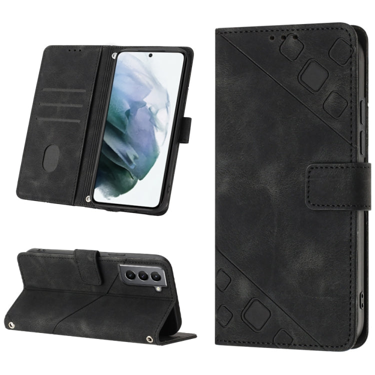 Custodia per telefono in pelle goffrata effetto pelle, For Samsung Galaxy S22+ 5G, For Samsung Galaxy S22 Ultra 5G, For Samsung Galaxy S21 5G, For Samsung Galaxy S21+ 5G