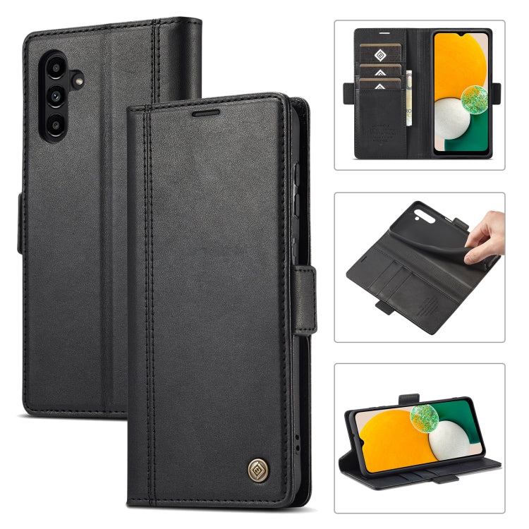 Custodia in pelle con slot carte per Samsung Galaxy A14
