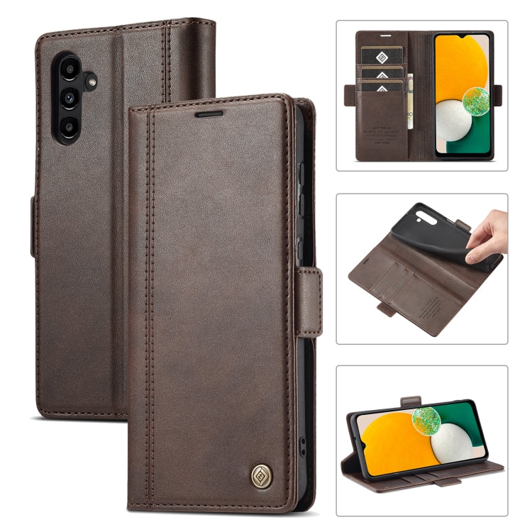 Custodia in pelle con slot carte per Samsung Galaxy A14