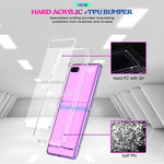 Custodia TPU antiurto con acrilico per Galaxy Z Flip